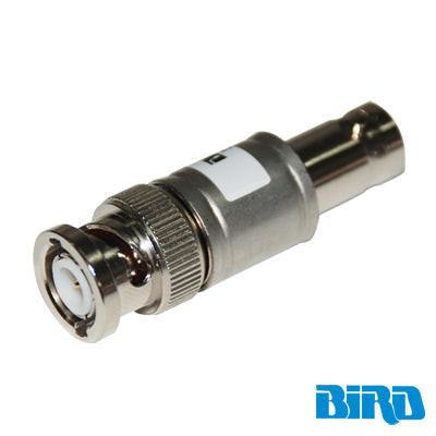 Atenuador en Línea de 20 dB, 2 Watt Máx., CD-4 GHz, Conectores BNC Macho-Hembra. BIRD TECHNOLOGIES