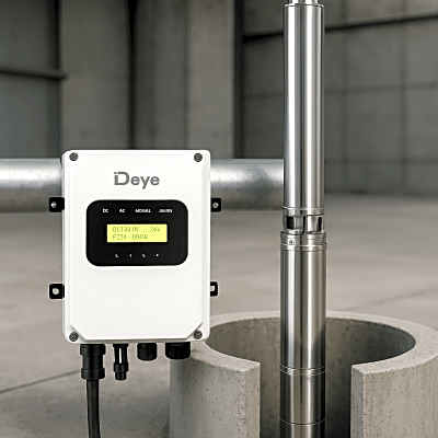 Bomba Solar Sumergible 800W / Controlador Solar 60-220Vcd - Kompletum