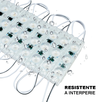 Módulo LED Resistente a Intemperie / 4500 Lúmenes / 110V / Luz Cálida 2 700 K / Hasta 20 Módulos en Serie / No Requiere Transformador. - Kompletum