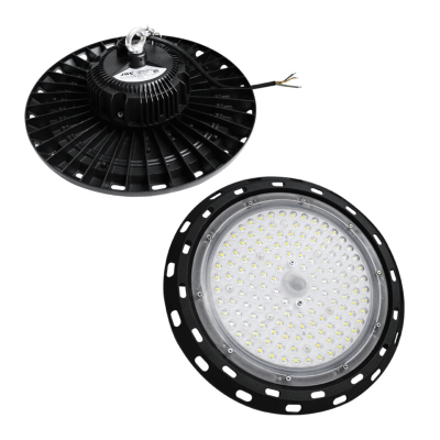 Campana Led Industrial UFO / 100 W / Suspendido / 85 - 265 V CA / Luz Fría 6500 K. - Kompletum