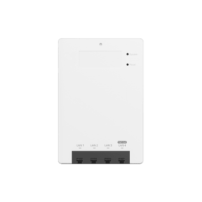 Punto de Acceso Mesh Wi-Fi 6 para interior en pared, hasta 320 usuarios ideal para Hotelería u Oficina. - Kompletum