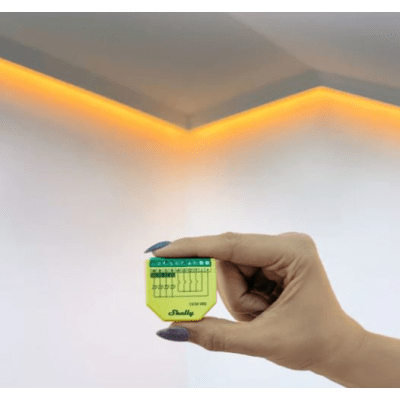 Controlador inteligente inalámbrico WIFI para tiras LED RGB, RGBW/ Nube P2P / Medición de consumo/ Soporta Google y Alexa / 12A - Kompletum