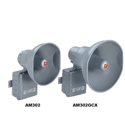 Altavoz de anunciamiento publico a prueba de explosiones AudioMaster®, Listado UL y cUL para Clase I, División 1, Grupos B, C y D; Clase I, División 2, Grupo A, B, C y D; Clase II, División 2, Grupos F y G, de Potencia Ajustable - Kompletum