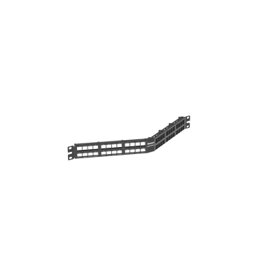 Panel de Parcheo Modular Keystone (Sin Conectores), Angulado, de 48 Puertos, 1UR - Kompletum