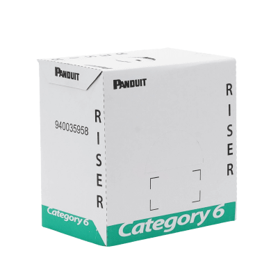 Bobina de Cable UTP, Categoría 6 de Alto Rendimiento (+350 MHz),  23 AWG, PVC (CMR, Riser), Bobina de 305 m, Color Azul - Kompletum