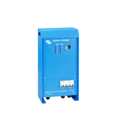Skylla-TG 24/30 GMDSS / Cargador de Baterías para Ambientes Marinos 24 V, 30 A / Bancos de 250 a 350 Ah - Kompletum