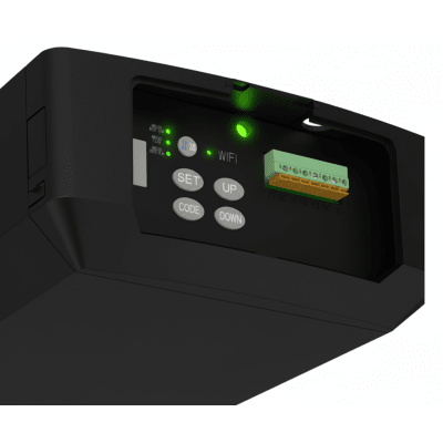 Motor P/ Puertas Garage / 1/2HP / Silencioso  / WIFI / Incluye Riel 3 Mts tipo C / Compatible con Riel tipo T / 2 Controles Inalámbricos Visera / 1 Control Inalámbrico Pared / Conexion Cerradura Electica. - Kompletum