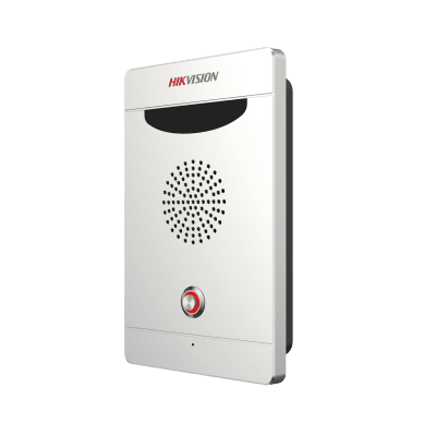 Estación de Alarma de Pánico / Audio Bidireccional / Altavoz 3W Integrado / Micrófono Omnidireccional / 2 Entradas y 2 Salidas de Alarma / IP65 IK08 / Montaje Pared y Empotrado / Exterior Aluminio - Kompletum