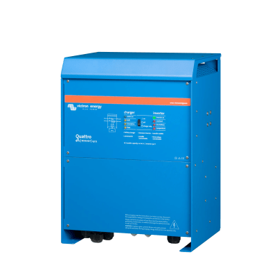 Quattro 48/10000/140-100/100 230V / Inversor Cargador de Onda Pura / Entrada 48 Vcc / Salida 8000 W 230 Vca  60 Hz - Kompletum