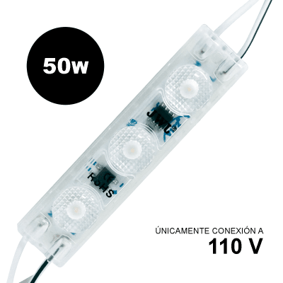 Módulo LED Resistente a Intemperie / 4500 Lúmenes / 110V / Luz Cálida 2 700 K / Hasta 20 Módulos en Serie / No Requiere Transformador. - Kompletum