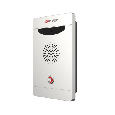 Panel de Alarma de Pánico con Video DS-PEA103-CK1-E1 / Cámara 2MP / Audio Bidireccional / Alarma de Manipulación / POE / IP65 / IK08 / Montaje en Pared o Empotrado - Kompletum