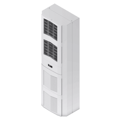 Aire Acondicionado SpectraCool Slim Fit S16 Interior, Uso en Gabinetes de Telecomunicaciones, 13500 BTU, 460 Vca, de Acero, Color Gris Claro - Kompletum