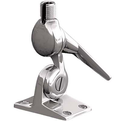 Soporte de Montaje de Cremallera de Acero Inoxidable / Diseño sin Tuercas / Dientes de 5 Grados para Ajustes Finos / Ranura Especial para Cable / Liberación de Acción Rápida / Superficies Inclinadas / Roscas Estándar 1-1 - Kompletum