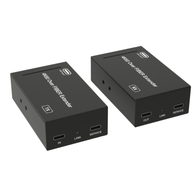 Extensor USB-C 4K60 sobre fibra única hasta 10 km - Kompletum
