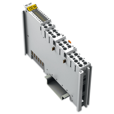 Módulo de Entrada Digital WAGO 750-1407 / 16 Canales / 24 V DC / Conmutación Negativa (NPN) / Filtro RC 3 ms / Push-in CAGE CLAMP® / LED Indicador / Aislamiento Galvánico 500 kV - Kompletum