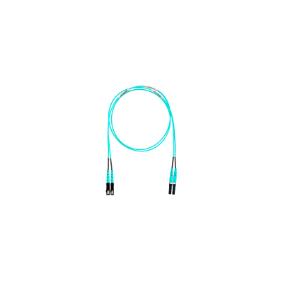 Jumper de Fibra Optica Multimodo 50/125 OM4, LC-SC Duplex, LSZH, Color Aqua, 6 Metros - Kompletum