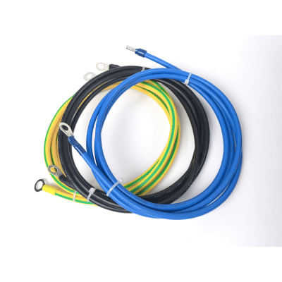 Kit de Cables de Conexión para Rectificador con OLT, 1.5 M (Compatible con rectificador LP-PSOLT-90A) - Kompletum