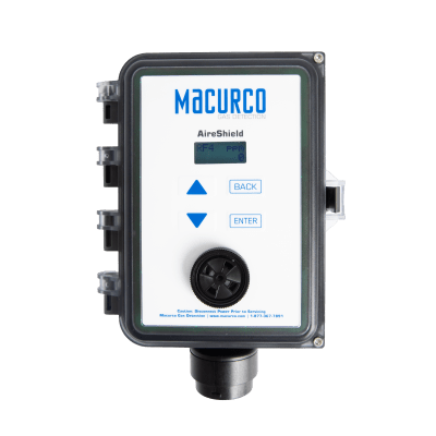 Monitor Airshield Analógico Para Gas Refrigerante R410A| 10,000 ppm Con Buzzer - Kompletum