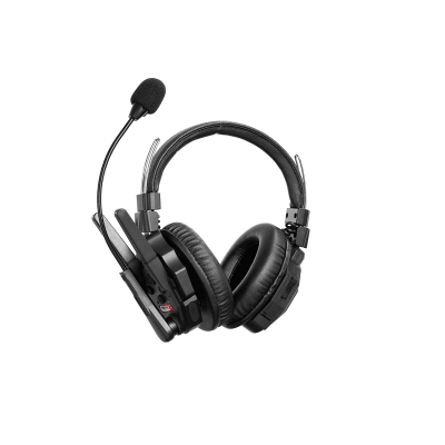 Diadema de Comunicación Inalámbrica Binaural / Cancelación de ruido IA / Comunicación Distancia 500m / Bluetooth / Batería 1050mAh / Resistente a la Lluvia - Kompletum