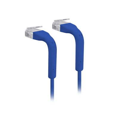 UniFi Patch Cable Cat6 Ultradelgado GbE con Botas Flexibles, Color Azul, 1 m - Kompletum