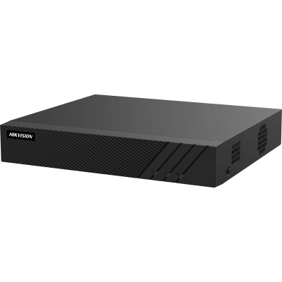 NVR 8 Megapixel (4K) (Compatible con Cámaras ACUSENSE) / 4 canales IP / 4 Puertos PoE+ / 1 Bahía de Disco Duro / Salida de Vídeo en 4K / 300 Metros PoE Modo Extendido - Kompletum