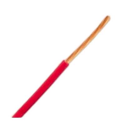 Bobina de 1,000 pies de Cable Automotriz TXL 14 color rojo / Conductor 19/27 Cobre Desnudo / Aislamiento Polietileno Reticulado (XLPE) / Voltaje 50V / Temp. -51°C a 125°C / Especificaciones Ford y Chrysler - Kompletum