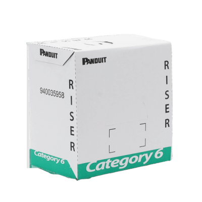 Bobina de Cable UTP, Categoría 6 de Alto Rendimiento (+350 MHz),  23 AWG, PVC (CMR, Riser), Bobina de 305 m, Color Azul - Kompletum