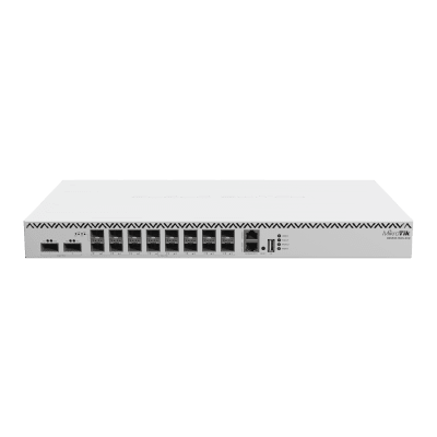 Cloud Router Switch, 16 puertos SFP28 25 Gbps, 2 puertos QSFP28 10 Gbps - Kompletum