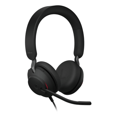 Jabra Evolve 2 40SE, Auricular Stereo Versión MS con Aislamiento de Ruido, Conexión USB C/A y Indicador de Ocupado (Busylight) (24189-999-799) - Kompletum