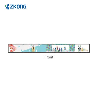 Display Electrónico de Estantes 23.1 Pulgadas ZKL231 / LCD Estirado 1920x158 / Android 4.4.2 / Brillo 400 Nits / Wi-Fi Dual Band / MicroUSB y Type-C / Consumo Máximo 45W / Certificaciones Internacionales - Kompletum