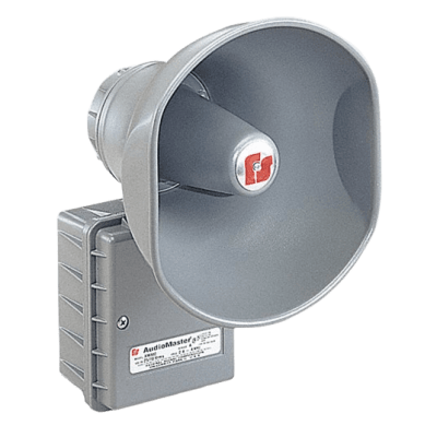 Altavoz de anunciamiento publico a prueba de explosiones AudioMaster®, Listado UL y cUL para Clase I, División 1, Grupos B, C y D; Clase I, División 2, Grupo A, B, C y D; Clase II, División 2, Grupos F y G, de Potencia Ajustable - Kompletum