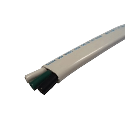 Cable Marino Cobra 12/3 Triplex / 500 Pies (152.4 m) / Calibre 12 AWG / Cubierta PVC Retardante de Llama / 600V / Temperatura 105°C Seco y 75°C Húmedo / Cumple UL 1426, UL Listed BC-5W2, ABYC y US Coast Guard - Kompletum