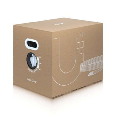 UISP Cable Carrier – Bobina de 305 m de Cable Ethernet de Grado Industrial con Protección Contra Daños Ambientales y Descargas Electrostáticas Color Negro - Kompletum