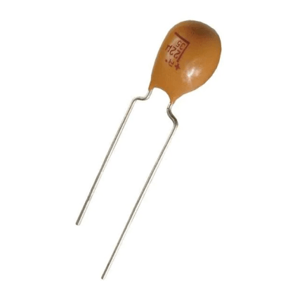 Capacitor de Tantalio de 2.2uF , Emplomado sólido de 25V - Kompletum