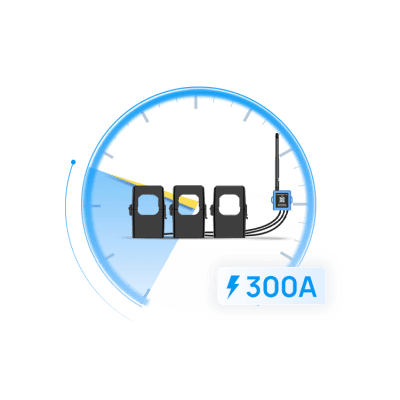 Medidor de corriente LoRaWAN para tres fases hasta 300 ampers - Kompletum