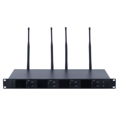 Receptor Micrófono Inalámbrico Digital UHF | Transmisión Digital U-Band pi/4-DQPSK | Distancia 80 mts | Encriptación de Audio | 2197 Ecualizaciones | 15625 Efectos de Reverberación | Pantalla LCD - Kompletum