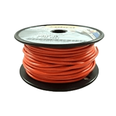 Cable Eléctrico Color Naranja Calibre 14 / UL 1015-1230 / Cobre Estañado Clase K / 600 Voltios / 105°C Seco - 75°C Húmedo / Aislante PVC Retardante de Llama VW-1 / Resistente a Humedad, Abrasión, Ácido, Combustib - Kompletum