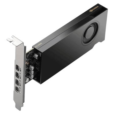 Tarjeta Gráfica Profesional NVIDIA RTX 2000 Ada Generation / 16 GB GDDR6 ECC / 2.816 CUDA Cores / 22 RT Cores / 88 Tensor Cores / PCIe 4.0 x8 / 70W TDP / 4x Mini DisplayPort 1.4a / AV1 Encode-Decode - Kompletum