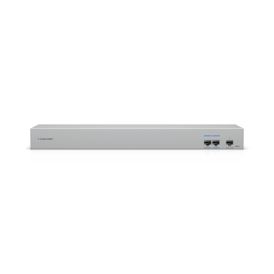 UniFi USW-WAN – Switch WAN Capa 2 con Uplinks SFP+ 10G, Puerto RJ45 GbE y Alimentación CA Redundante para Alta Disponibilidad con UniFi Gateways en Modo Shadow (Rack 1U) - Kompletum