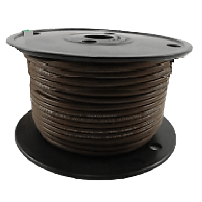 Cable Eléctrico color café calibre 14 / UL 1015-1230 / 600 Voltios / Temperatura 105°C Seco 75°C Húmedo / Cobre Estañado Clase K / Aislante PVC Retardante de Llama VW-1 / Resistente a Humedad Abrasión Ácid - Kompletum