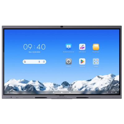 Pantalla Interactiva Touch de 86" Android 14 / Google Suite Preinstalado con Certificación EDLA / Cámara Web 8 MP / Resolución 4K / Bocinas Integradas / Entradas HDMI y VGA / Incluye 2 Lápices para Escribir - Kompletum