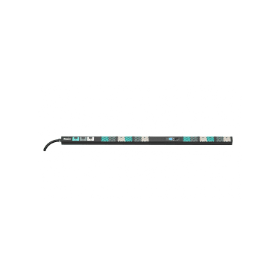 PDU Inteligente Monitoreable y Switchable EL2P para Distribución de Energía, Enchufe de Entrada NEMA L21-30P, Con 24 Salidas C13/C15 y 24 C13/C15/C19/C21, de Instalación Vertical, 208 Vca, 30 Amp - Kompletum