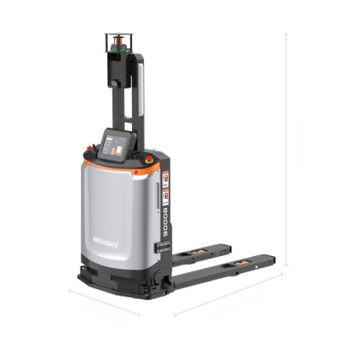 Robot Móvil Montacargas MR-F3-3000-HI(CE) / Carga Máxima 3000 kg / Velocidad Máxima 1.6 m/s / Navegación SLAM / Protección Láser e Infrarrojo / Autonomía 6-8 Horas / Carga Lateral / Wi-Fi - Kompletum