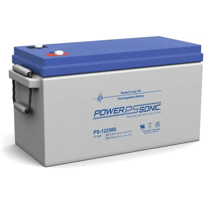 Batería 12V, 260AH, Para Respaldo, Tecnologías AGM/VRLA, 5 Años Vida Útil, Terminales B (M8), Reconocida UL - Kompletum