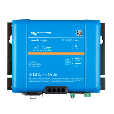 Phoenix Smart IP43 12/50 / Cargador de Baterías 12V, 50A / Para Ambientes Marinos y Terrestres. /  Para baterías de Plomo y Litio - Kompletum