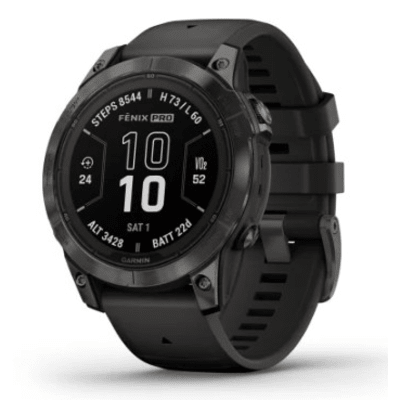Reloj Inteligente Garmin / Pantalla Visible a la Luz del Sol / Carga Solar / GPS Multibanda / Resistencia al Agua 10 ATM / Monitor de Frecuencia Cardíaca / 32 GB de Almacenamiento / Compatible con iPhone y Android - Kompletum